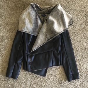 Faux Leather Coat